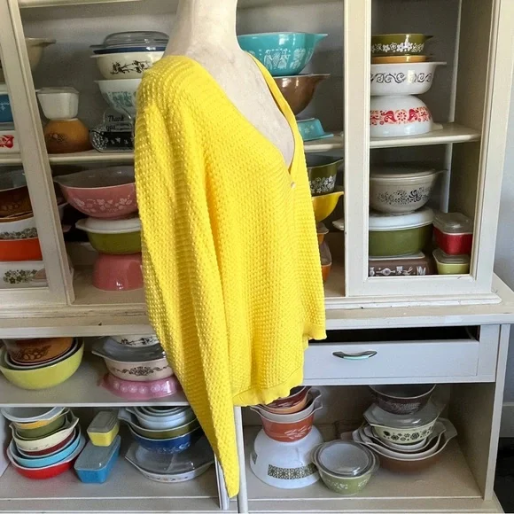 Draper James RSVP Sunny Yellow Cardigan - Size 2X - Picture 8 of 15